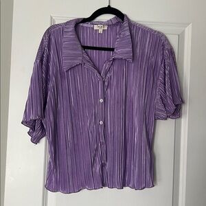 Purple Short Sleeve Top